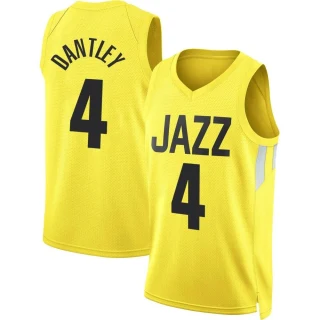 Youth Adrian Dantley Utah Jazz Gold Swingman 2022/23 City Edition Jersey