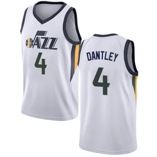 Youth Adrian Dantley Utah Jazz White Swingman Jersey - Association Edition