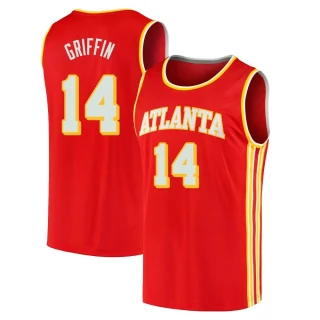 Youth AJ Griffin Atlanta Hawks Red Fast Break 2020/21 Jersey - Icon Edition