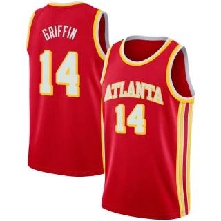 Youth AJ Griffin Atlanta Hawks Red Swingman 2020/21 Jersey - Icon Edition
