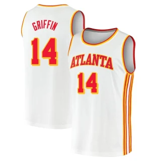 Youth AJ Griffin Atlanta Hawks White Fast Break 2020/21 Jersey - Association Edition