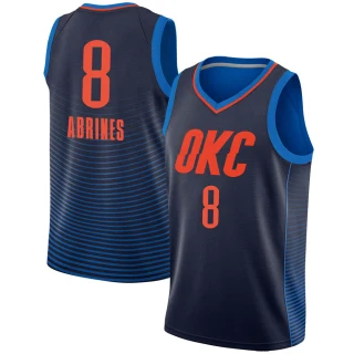 Youth Alex Abrines Oklahoma City Thunder Navy Swingman Jersey - Statement Edition