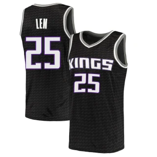 Youth Alex Len Sacramento Kings Black Swingman Jersey - Statement Edition