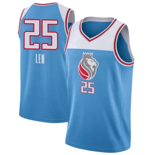 Youth Alex Len Sacramento Kings Blue Swingman Jersey - City Edition