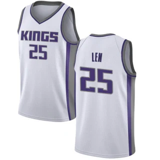Youth Alex Len Sacramento Kings White Swingman Jersey - Association Edition