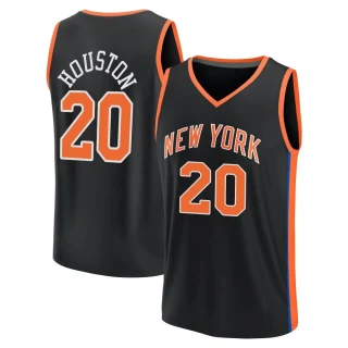 Youth Allan Houston New York Knicks Black Fast Break 2022/23 City Edition Jersey