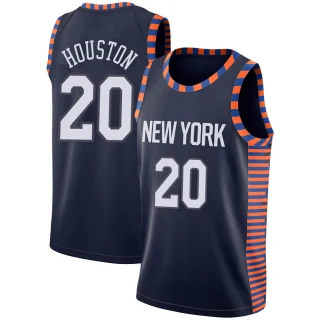 Youth Allan Houston New York Knicks Navy Swingman 2018/19 Jersey - City Edition