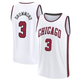 Youth Andre Drummond Chicago Bulls White Swingman 2022/23 City Edition Jersey