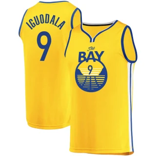 Youth Andre Iguodala Golden State Warriors Gold Fast Break 2019/20 Jersey - Statement Edition