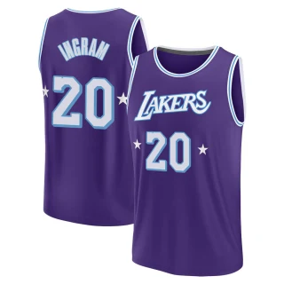 Youth Andre Ingram Los Angeles Lakers Purple Fast Break 2021/22 Replica City Edition Jersey
