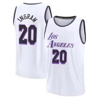 Youth Andre Ingram Los Angeles Lakers White Fast Break 2022/23 City Edition Jersey