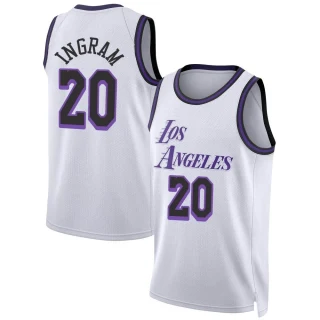Youth Andre Ingram Los Angeles Lakers White Swingman 2022/23 City Edition Jersey