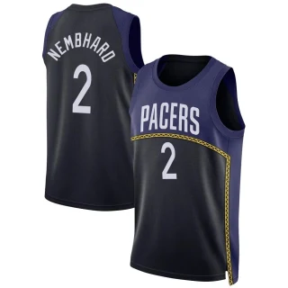 Youth Andrew Nembhard Indiana Pacers Blue Swingman 2022/23 City Edition Jersey