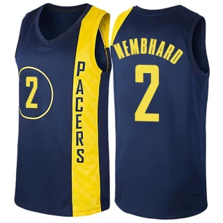 Youth Andrew Nembhard Indiana Pacers Navy Blue Swingman Jersey - City Edition