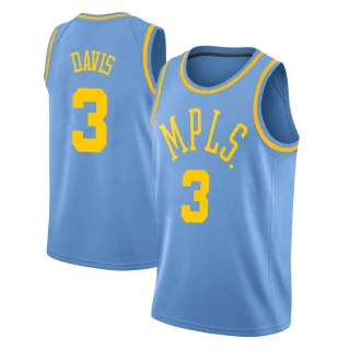 Youth Anthony Davis Los Angeles Lakers Blue Swingman Hardwood Classics Jersey