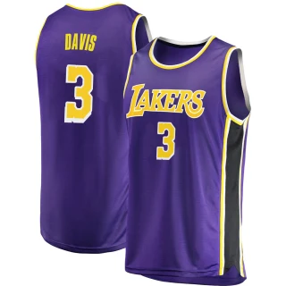 Youth Anthony Davis Los Angeles Lakers Purple Swingman 2018/19 Jersey - Statement Edition