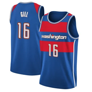 Youth Anthony Gill Washington Wizards Royal Swingman 2021/22 City Edition Jersey