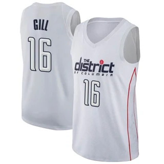 Youth Anthony Gill Washington Wizards White Swingman Jersey - City Edition