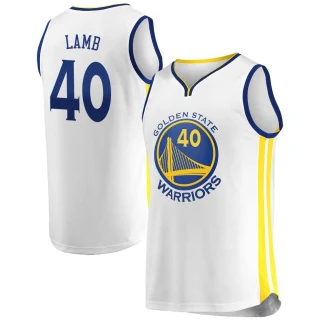 Youth Anthony Lamb Golden State Warriors Gold Fast Break White Jersey - Association Edition