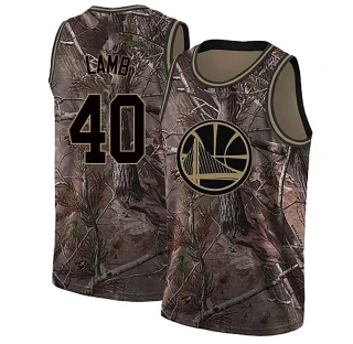 Youth Anthony Lamb Golden State Warriors Gold Swingman Camo Realtree Collection Jersey