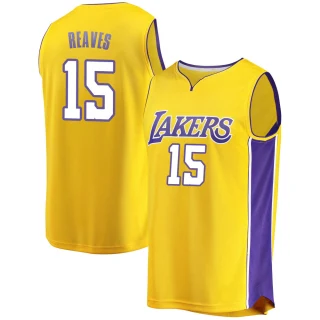 Youth Austin Reaves Los Angeles Lakers Gold Fast Break Jersey - Icon Edition