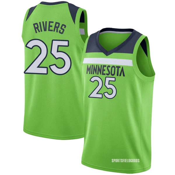 Youth Austin Rivers Minnesota Timberwolves Green Swingman Jersey - Statement Edition