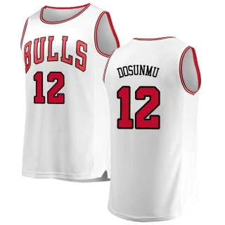 Youth Ayo Dosunmu Chicago Bulls White Fast Break Jersey - Association Edition