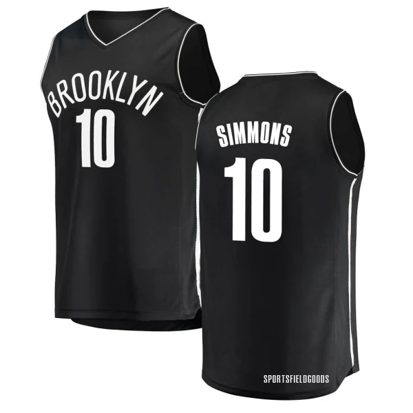 Youth Ben Simmons Brooklyn Nets Black Fast Break Jersey - Icon Edition