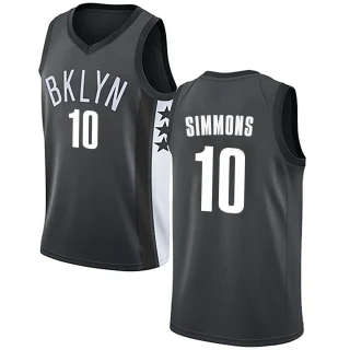 Youth Ben Simmons Brooklyn Nets Gray Swingman Jersey - Statement Edition