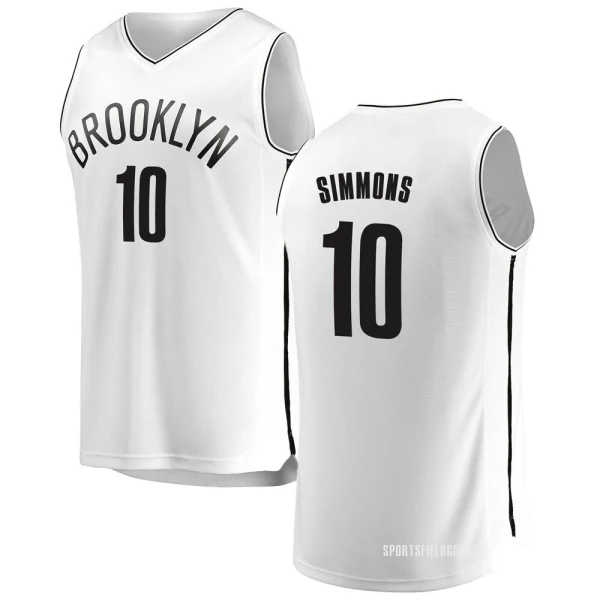Youth Ben Simmons Brooklyn Nets White Fast Break Jersey - Association Edition