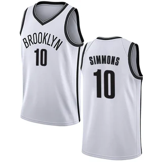Youth Ben Simmons Brooklyn Nets White Swingman Jersey - Association Edition