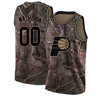 Youth Bennedict Mathurin Indiana Pacers Camo Swingman Realtree Collection Jersey