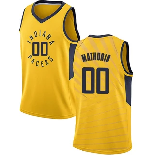 Youth Bennedict Mathurin Indiana Pacers Gold Swingman Jersey - Statement Edition