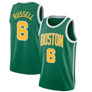 Youth Bill Russell Boston Celtics Green Swingman 2018/19 Jersey - Earned Edition