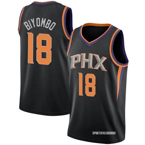 Youth Bismack Biyombo Phoenix Suns Black Swingman Jersey - Statement Edition