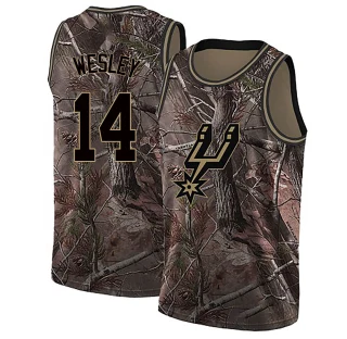 Youth Blake Wesley San Antonio Spurs Camo Swingman Realtree Collection Jersey