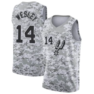 Youth Blake Wesley San Antonio Spurs White Swingman 2018/19 Jersey - Earned Edition
