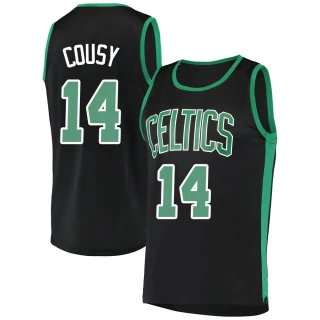 Youth Bob Cousy Boston Celtics Black Fast Break Jersey - Statement Edition