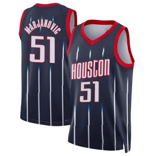 Youth Boban Marjanovic Houston Rockets Navy Swingman 2021/22 City Edition Jersey