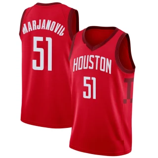 Youth Boban Marjanovic Houston Rockets Red Swingman 2018/19 Jersey - Earned Edition