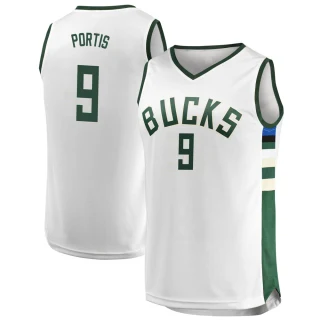 Youth Bobby Portis Milwaukee Bucks White Fast Break Jersey - Association Edition