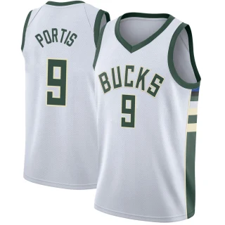 Youth Bobby Portis Milwaukee Bucks White Swingman Jersey - Association Edition