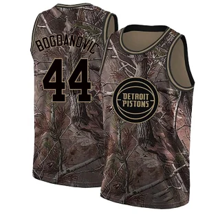 Youth Bojan Bogdanovic Detroit Pistons Camo Swingman Realtree Collection Jersey