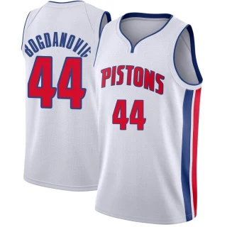 Youth Bojan Bogdanovic Detroit Pistons White Swingman Jersey - Association Edition