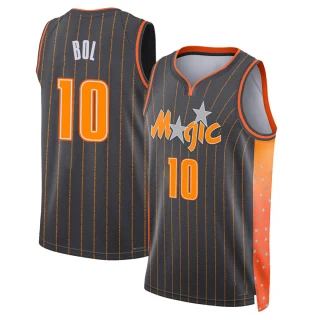 Youth Bol Bol Orlando Magic Anthracite Swingman 2021/22 City Edition Jersey