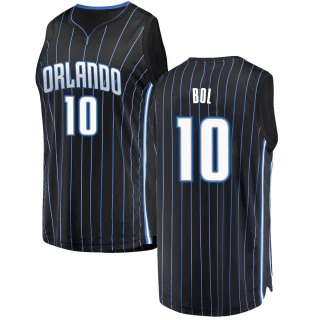 Youth Bol Bol Orlando Magic Black Fast Break Jersey - Statement Edition