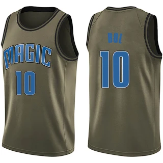Youth Bol Bol Orlando Magic Green Swingman Salute to Service Jersey