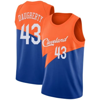 Youth Brad Daugherty Cleveland Cavaliers Blue Swingman 2018/19 Jersey - City Edition