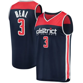 Youth Bradley Beal Washington Wizards Navy Fast Break 2019/20 Jersey - Statement Edition