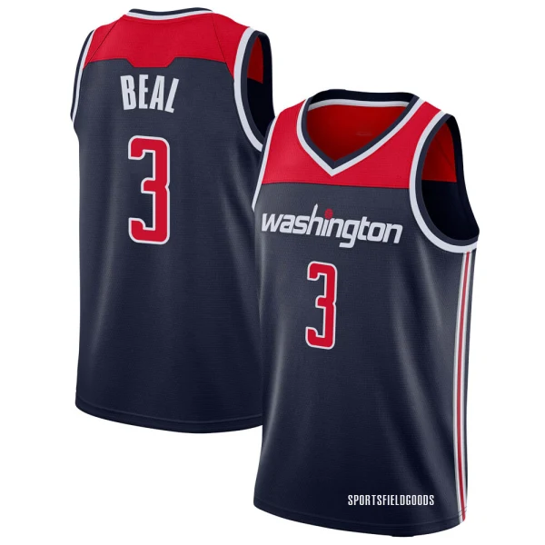 Youth Bradley Beal Washington Wizards Navy Swingman Jersey - Statement Edition